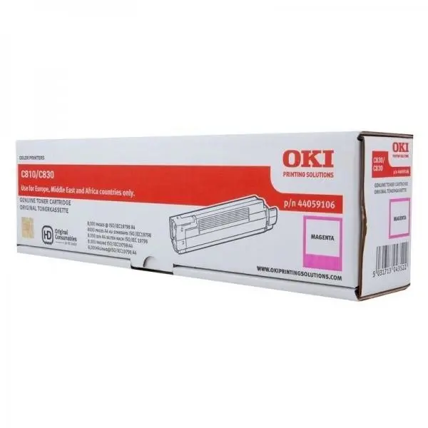 Oki Toner OKI magenta | 8000pag | C810/C830