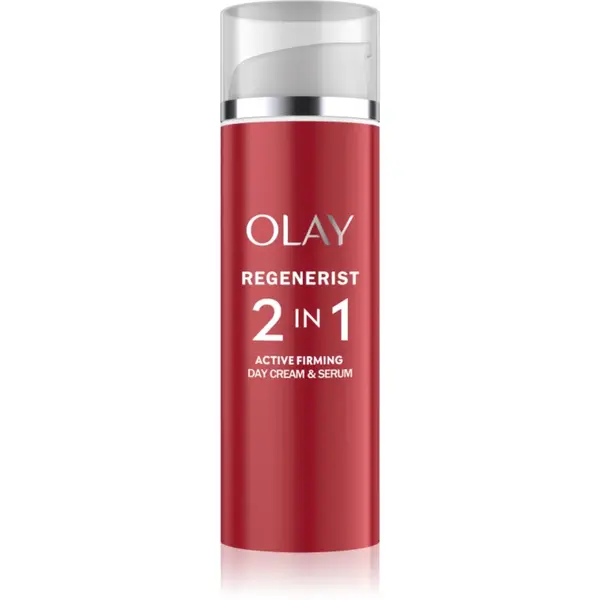 Olay Regenerist 2 in 1 Day Cream & Serum cremă de zi și ser cu efect de fermitate antirid 2in1 50 ml