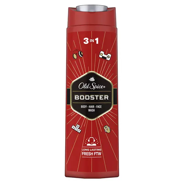 Old Spice Gel de dus, Barbati, 400 ml, Booster