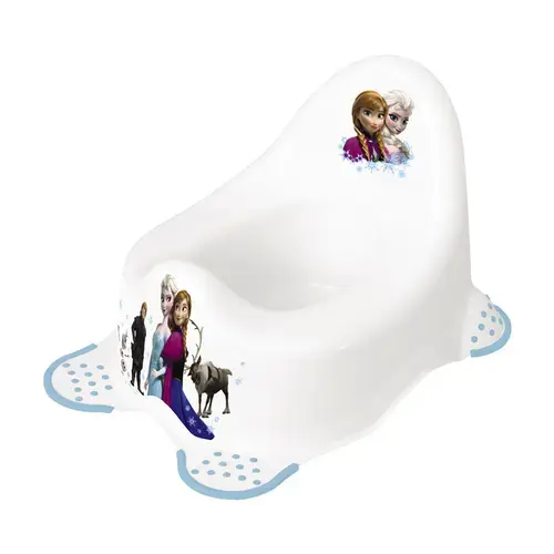Olita anatomica antiderapanta Lorelli Disney Frozen, 18 luni+, Alb