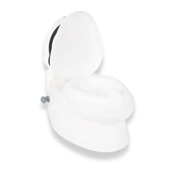 Olita educationala muzicala Pilsan Pinguin cu baza antialunecare,suport hartie igienica si vas colectare detasabil,design ergonomic,cutie muzicala iluminata cu efect de sunet sifon