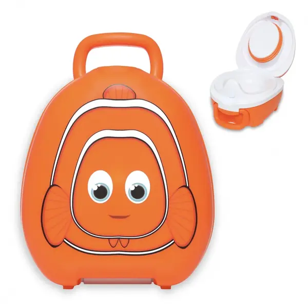 Olita portabila cu capac si maner My Carry Potty Clown Fish