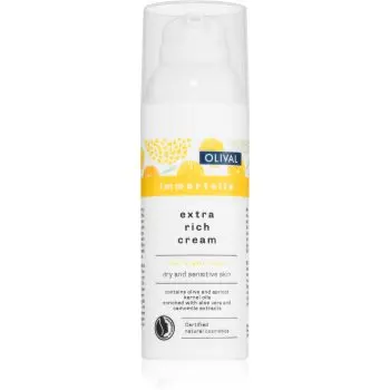 Olival Immortelle Extra Rich Cream crema de noapte nutritiva pentru ten uscat și sensibil