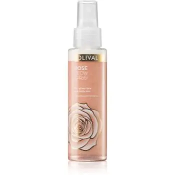 Olival Rose Glow spray iluminator pentru față și corp cu particule stralucitoare