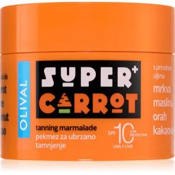 Olival SUPER Carrot Tanning Jam agent pentru accelerarea și prelungirea bronzării SPF 10
