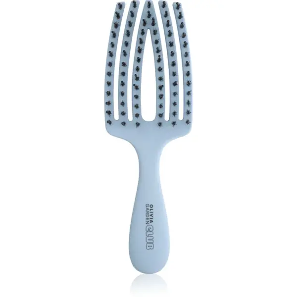 Olivia Garden Club The Nomad Detangling&Shine Fingerbrush perie de tip paletă pentru păr 1 buc