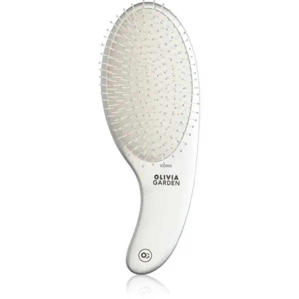 Olivia Garden Expert CURVE Nylon Silver perie de par 1 buc