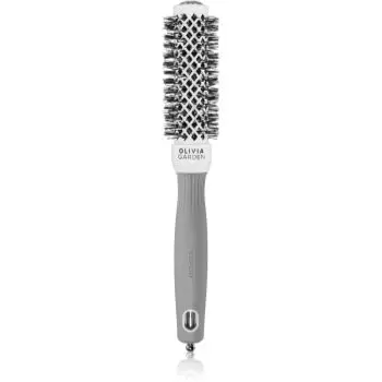 Olivia Garden Expert Shine Wavy Bristles White&Grey perie de par