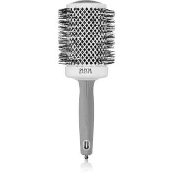 Olivia Garden Expert Shine Wavy Bristles White&Grey perie de par