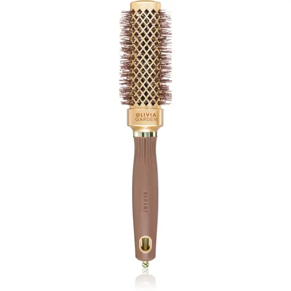 Olivia Garden Expert Straight Wavy perie pătrată pentru uscarea părului 30 mm 1 buc