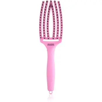 Olivia Garden Fingerbrush ThinkPink Boar & Nylon Pink Tokyo perie de par
