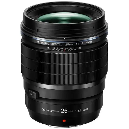 OLYMPUS Obiectiv Foto Mirrorless OLYMPUS OM SYSTEM M.ZUIKO DIGITAL ED, 25 mm, F1.2 PRO, Montura MFT, Negru