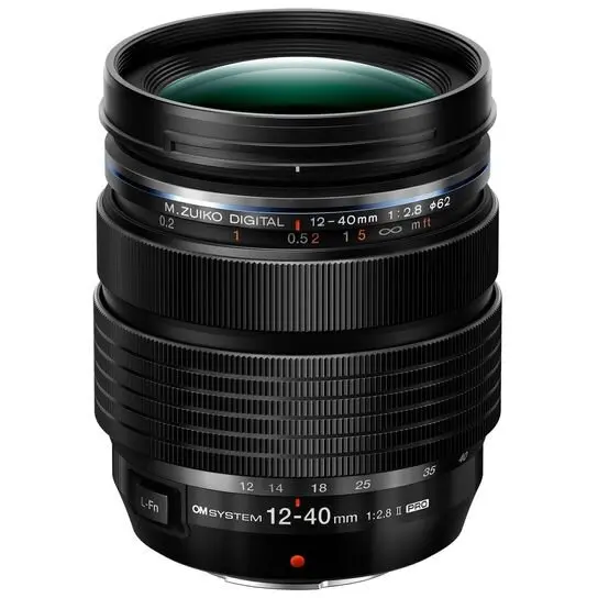 OLYMPUS Obiectiv Foto Mirrorless OLYMPUS OM System M.Zuiko Digital ED, 12-40mm, F2.8 PRO II, Montura MFT, Negru