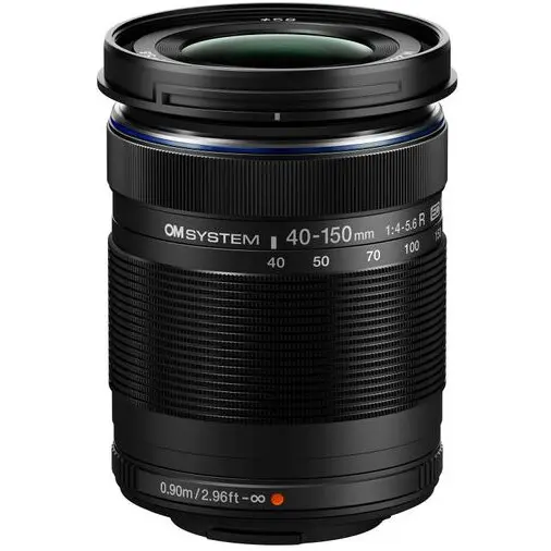 OLYMPUS Obiectiv Foto Mirrorless OM SYSTEM M.Zuiko Digital ED 40-150 mm, F/4.0-5.6, montura MFT, Negru