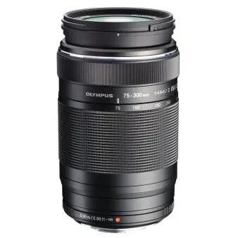 OLYMPUS Obiectiv Olympus M.Zuiko Digital ED 75-300mm F4.8-6.7 black II, MFT, Negru