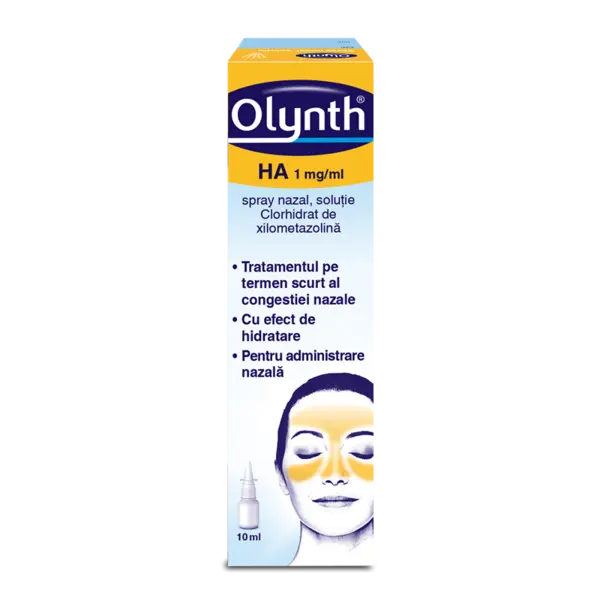 Olynth HA spray nazal, solutie, 1 mg/ml, Mcneil Healthcare | 10 ml