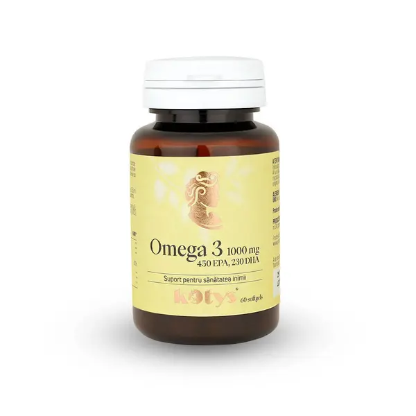 Omega 3 1000 mg, 500 EPA, 230 DHA, 60 capsule, Kotys