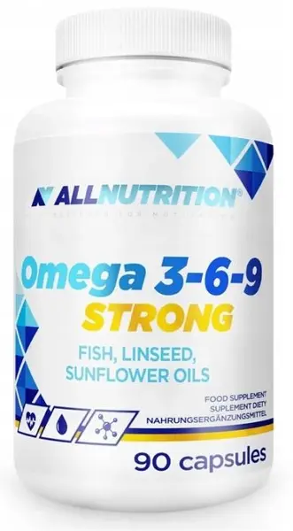 Omega 3-6-9 Strong, 90 capsule, AllNutrition