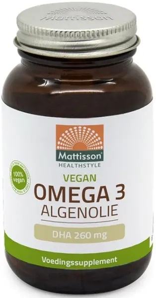 Omega-3 Algae Oil, 650 mg, 60 capsule, Mattisson Healthstyle