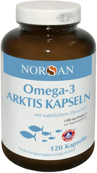 Omega-3 Arktis, 120 capsule, Norsan