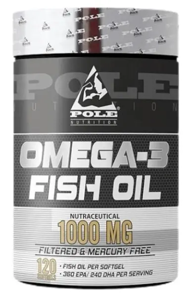 Omega-3 Fish Oil, 1000 mg, 120 capsule, Pole Nutrition