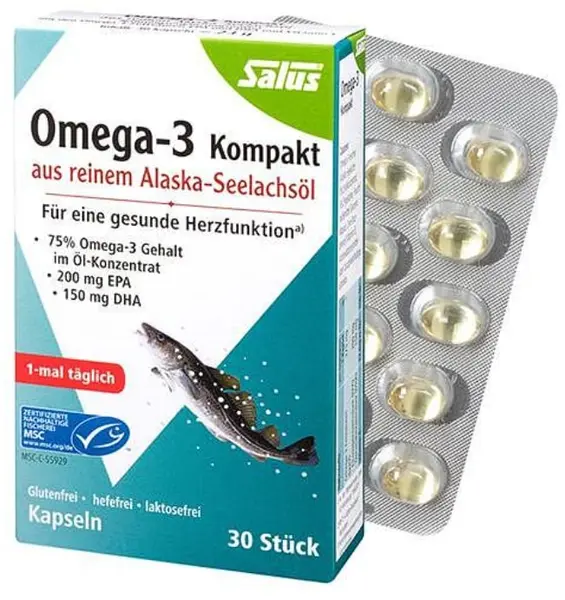 Omega-3 Kompakt, 30 capsule, Salus