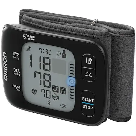 OMRON Monitor inteligent de tensiune arteriala de la incheietura Omron RS7, Intelli IT Intellisense