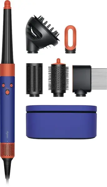 Ondulator Dyson Airwrap HS08 ID Curly+Coily, 1300 W, 3 trepte temperatura, 3 viteze, Flux de aer 13.5 l/s (Violet/Topaz)