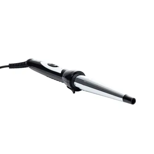 Ondulator Mesko cu tambur conic 13-25 mm, invelis ceramic 40W 180 grade cablu rotativ (Argintiu/Negru)