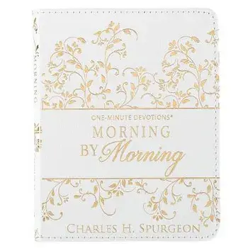 One-Min Devotions Morning Lux-Leather, Leather/Charles Spurgeon