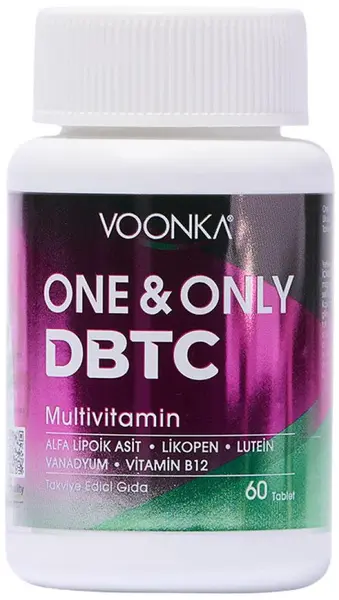 One & Only DBTC, 60 tablete, Voonka