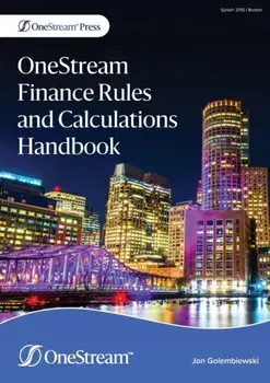 OneStream Finance Rules and Calculations Handbook, Paperback/Jon Golembiewski