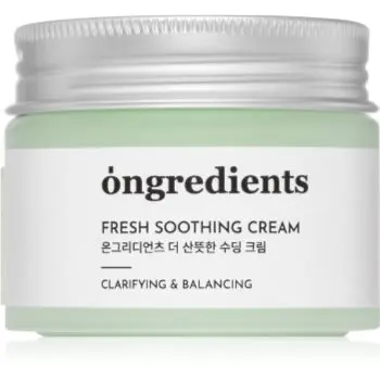 Ongredients Fresh Soothing Cream crema gel hidratanta cu textura usoara