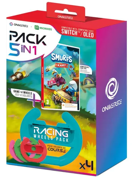 Oniverse 4 Wheels + Smurfs Kart (code In Box)