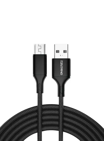 Oniverse Usb-a To Micro-usb Charge Cable 3 M Black