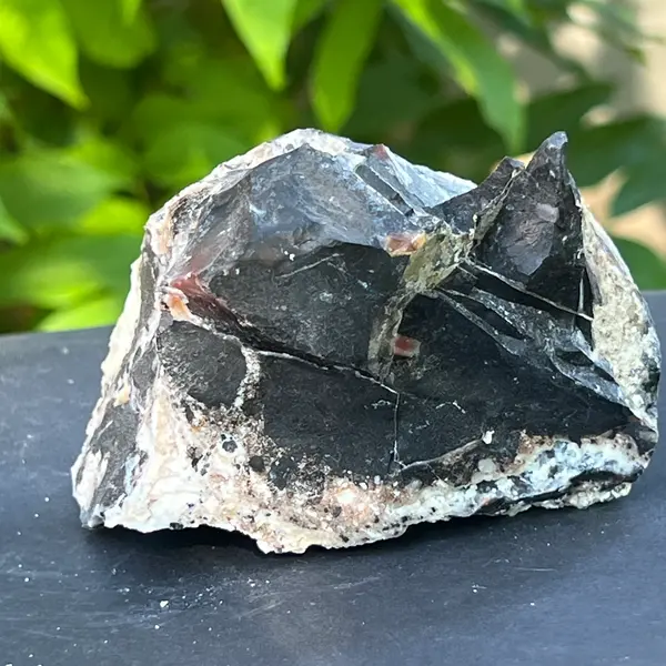 Onix negru piatra bruta India model 1
