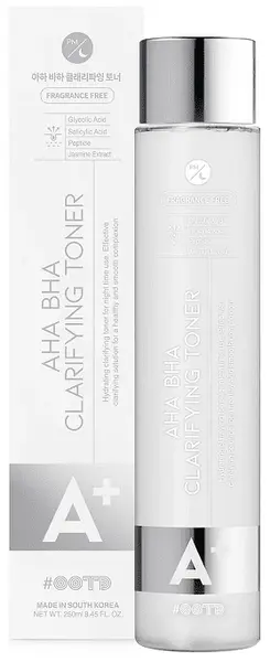 OOTD Toner exfoliant cu acid glicolic, 250 ml
