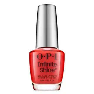 OPI Infinite Shine Gel-Like Lacquer lac de unghii cu efect de gel Knock 'Em Red 15 ml