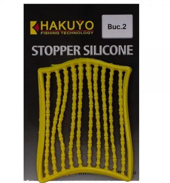 OPRITOARE BOILIES SILICON hakuyo, GALBEN, 2BUC/PLIC