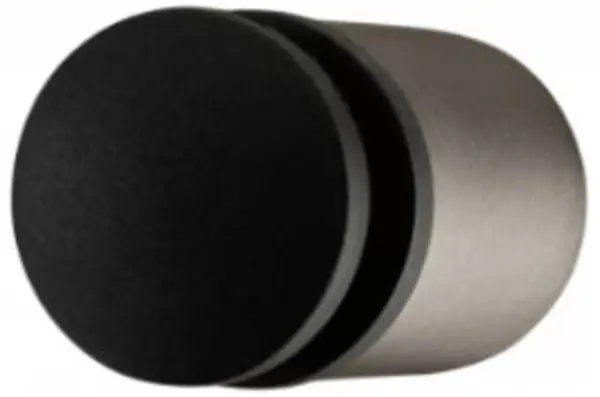 Opritor de ușa Blomus - Entra, pentru montare pe perete, 4 cm, metal ars