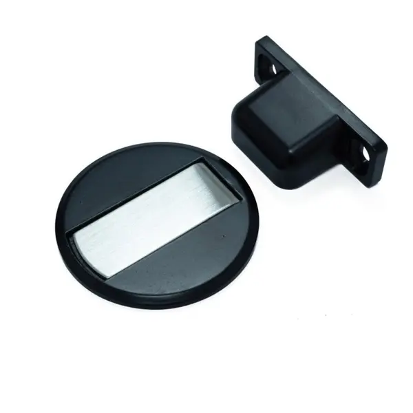 Opritor Magnetic pentru Usi, Model Carisma, Finisaj Negru Mat