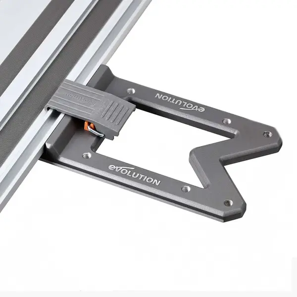Opritor unghi pentru sina de ghidaj din aluminiu de 90° Evolution