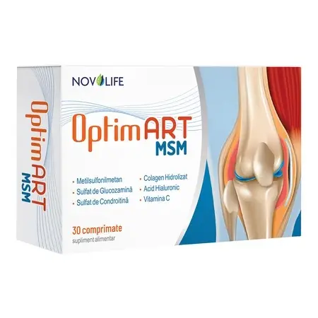 Optimart MSM, 30 comprimate, Novoline