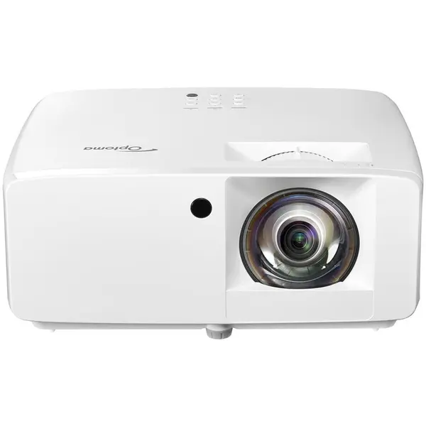 OPTOMA Proiector Optoma ZW350ST, pentru distanta mica, 3600 ANSI lumeni, 1280x800 pixeli, 3D, HDMI, USB, Alb