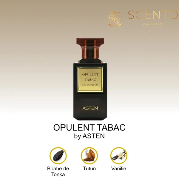 Opulent Tabac by Asten, apa de parfum, 80 ml, unisex - Original Dubai