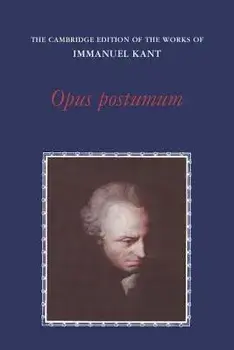 Opus Postumum, Paperback/Immanuel Kant