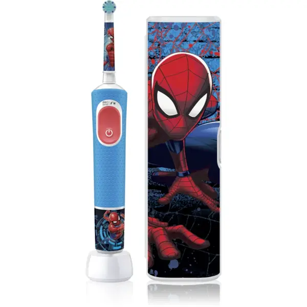 Oral-B PRO Kids 3+ Spiderman periuta de dinti electrica cu sac pentru copii 1 buc