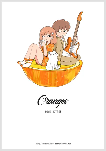 Oranges. Love+Kitties | Sebastian Oaches