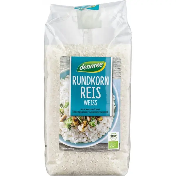 Orez alb cu bob rotund, eco - 1 kg
