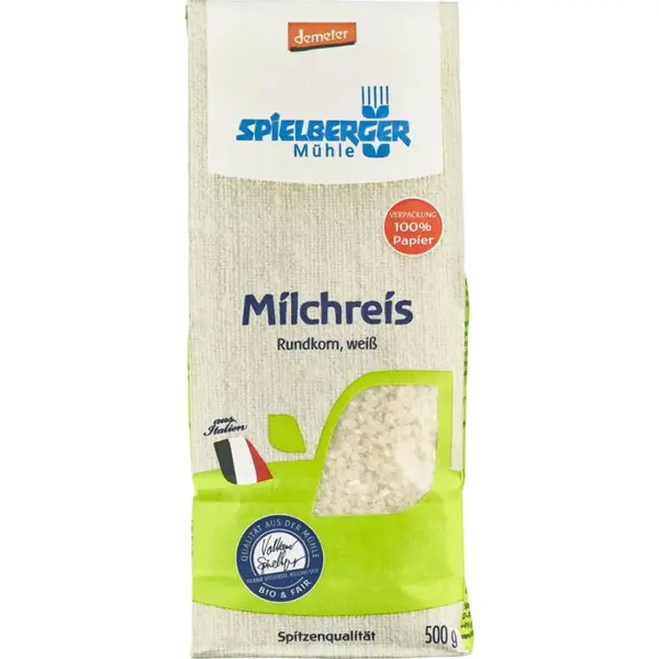 Orez alb pentru lapte Demeter, eco - 500 g